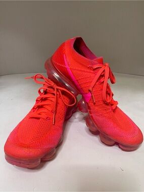 2017 Womens Nike Air Vapormax Flyknit "Hyper Punch" Running Shoes! Size 10